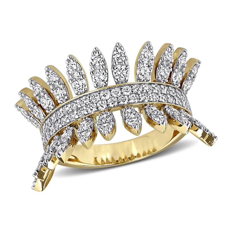 Miadora 2 2/5ct TDW Diamond Fashion Ring in 14k Yellow Gold