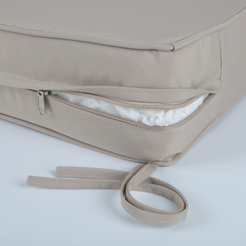 GDFStudio Marie Outdoor 24x24 Inch Seat Cushion Set with Removable Covers (set of 2) - 24" x 24"
