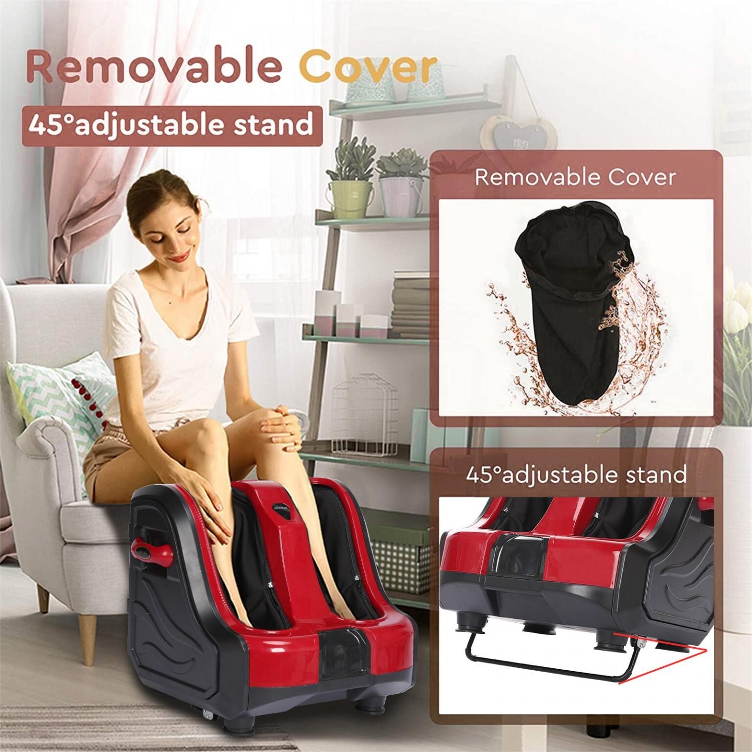 Foot And Calf Massager Machine For Relaxation And Stress Relief Calf Massage - Overstock - 36146489 Foot And Calf Massager Machine For Relaxation And Stress Relief Calf Massage - Overstock - 36146489
