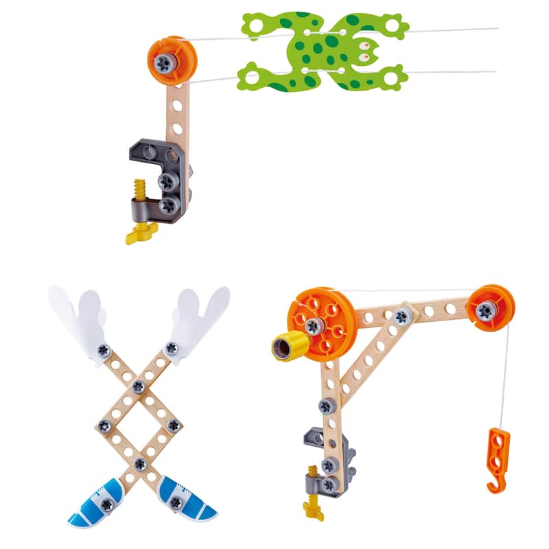 Hape: Junior Inventor: Three Experiment Kit - 36pcs, Ages 4+