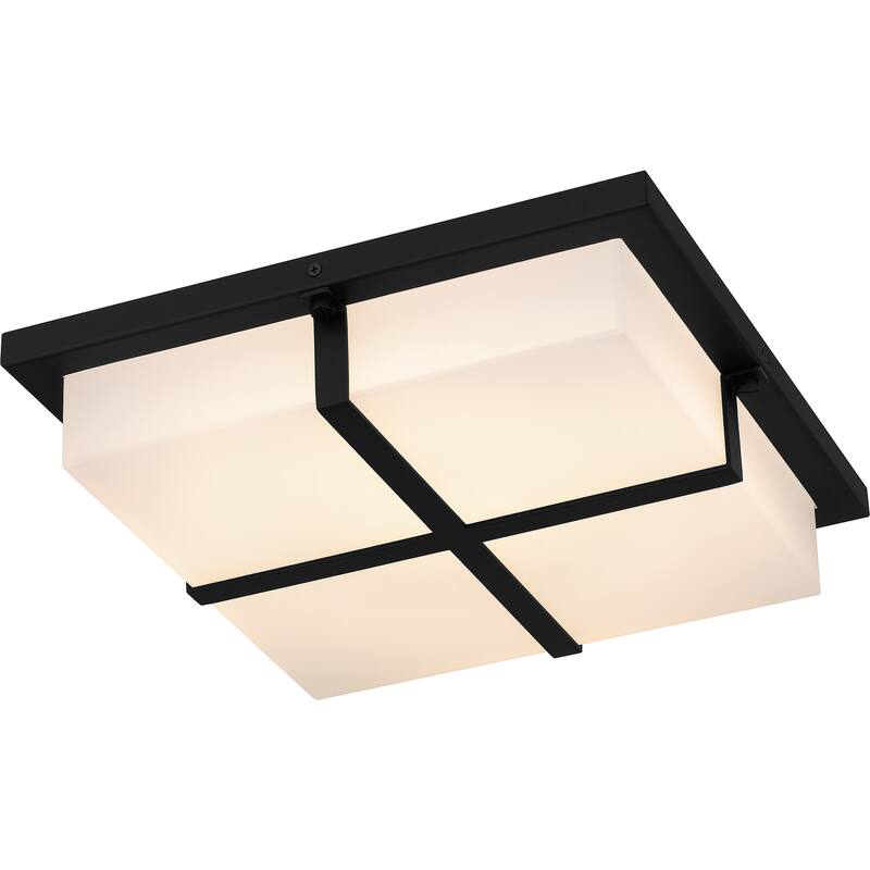 Armstrong Integrated LED Matte Black Flush Mount