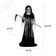 preview thumbnail 7 of 14, Haunted Hill Farm 8.5-Ft. Tall Motion-Activated Ginormous Reaper, Premium Talking Halloween Animatronic