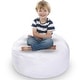 preview thumbnail 16 of 28, Cheer Collection Microplush Bean Bag and Stuffed Animal Storage Case White