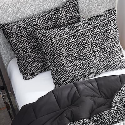 Peak of Cozy - Coma Inducer® Sham (2-Pack) - Black Gray