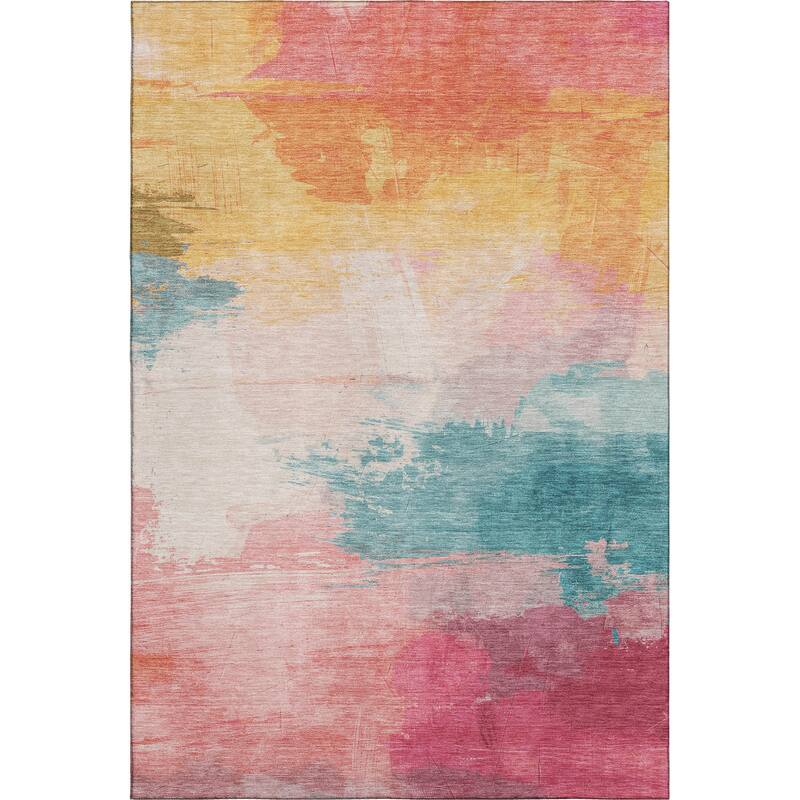 Premium Washable Super Soft Abstract Ombre Mayfield Rug