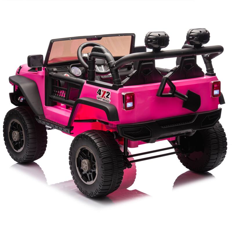 24V Ride-On Truck for Kids with Dual 200W Motors, Remote Control, Bluetooth & LED Lights