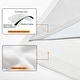 preview thumbnail 27 of 37, Living Room Curtains Back Tab Rod Pocket Faux Linen Blackout 2 Panels