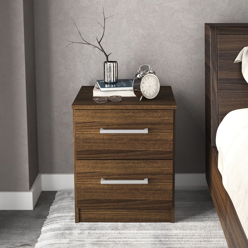 Polifurniture Juliette Modern 2 Drawer Nightstand