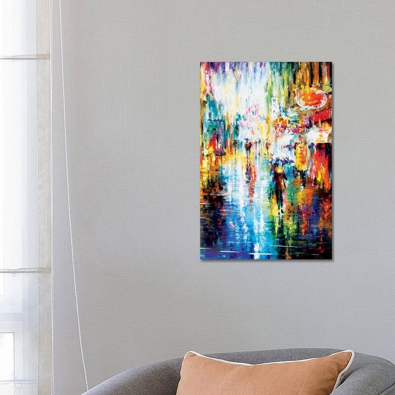 iCanvas "Heavy Downpour" by Leonid Afremov Canvas Print - 26x18x1.5