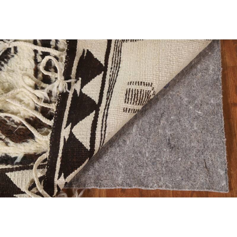 Push Anatolian Natural Dye Runner Rug Hand-knotted Wool Carpet - 3'2"x 11'4"