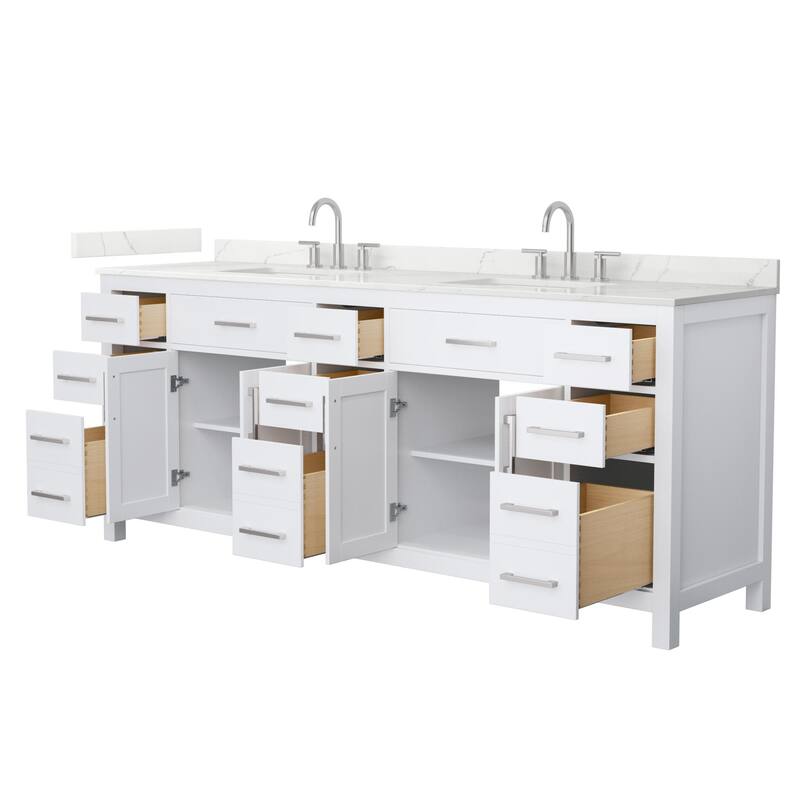 Wyndham Collection WCG2424-84D-QTZ-US3MXX Beckett 84" Free Standing