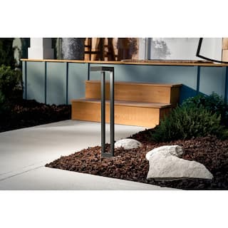 Kichler Lighting Two Arm Contemporary Path Light in Black Brass - 22