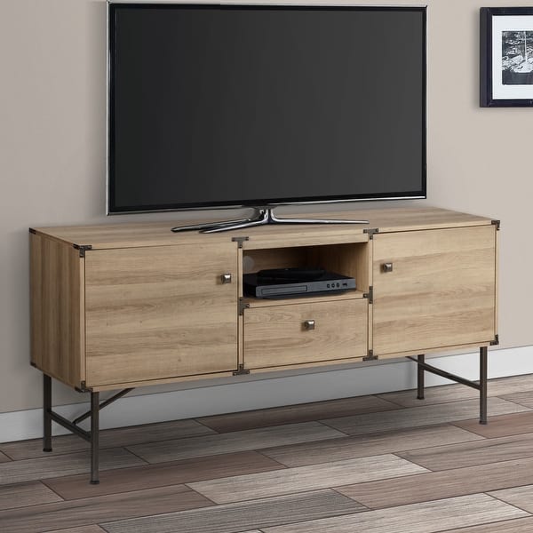 Saint Birch Langer Light Oak Media Console Bed Bath & Beyond 32005418