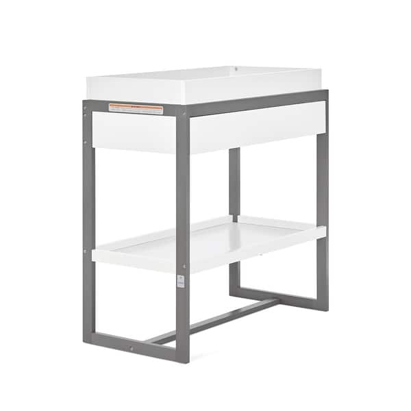 slide 2 of 32, Dream On Me Arlo Changing Table Steel Grey and White