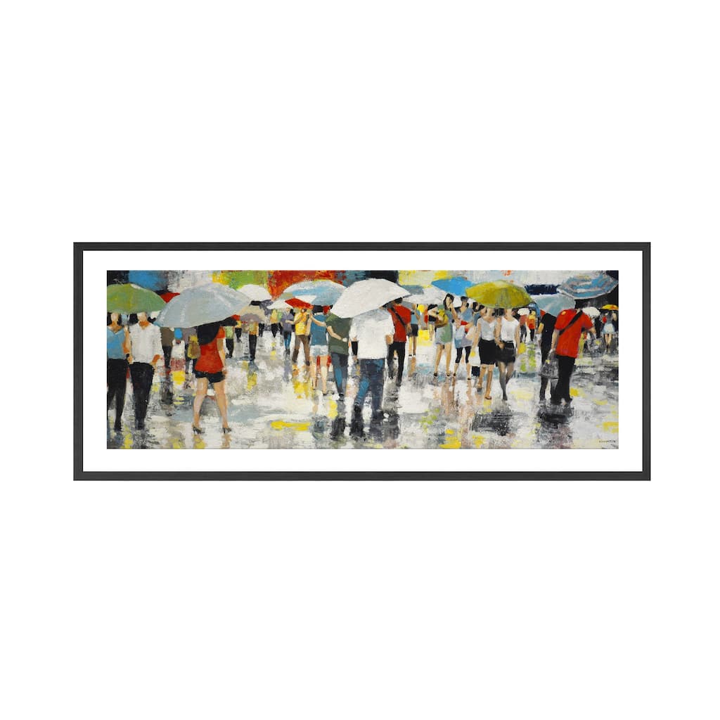 Umbrellas Framed Print Wall Art by Norman Wyatt Jr.