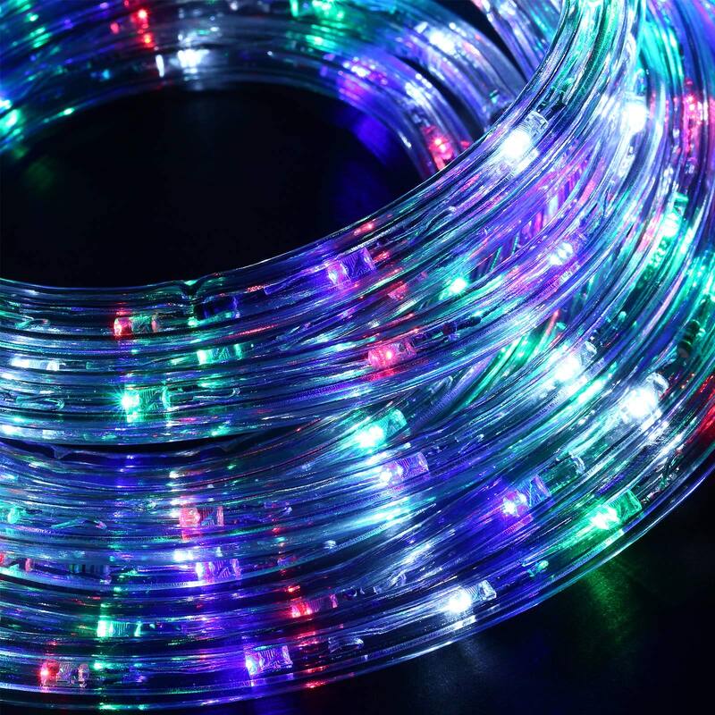 Ainfox 50/100ft LED Rope Light Outdoor Christmas Decorative Party Lighting