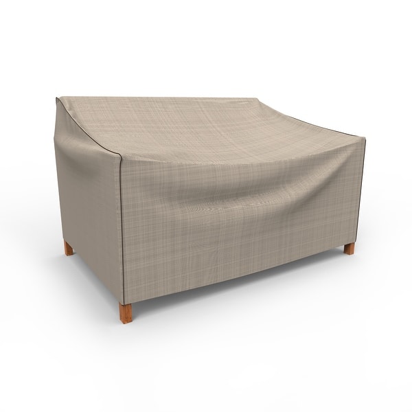 slide 1 of 15, Budge StormBlock™ Mojave Black Ivory Patio Sofa Cover Multiple Sizes