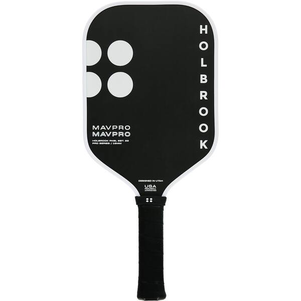 slide 2 of 9, Holbrook Mav Pro 2.0, T700 3K Carbon Fiber Pickleball Paddle, Black