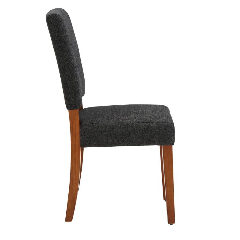 Calvados Upholstered Fabric Keyhole Dining Chairs (Set of 2) by iNSPIRE Q Classic