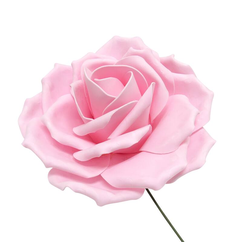 Set of 3 Large Foam Rose Stem Flower Wall Decor Backdrop Art Crafts 12in