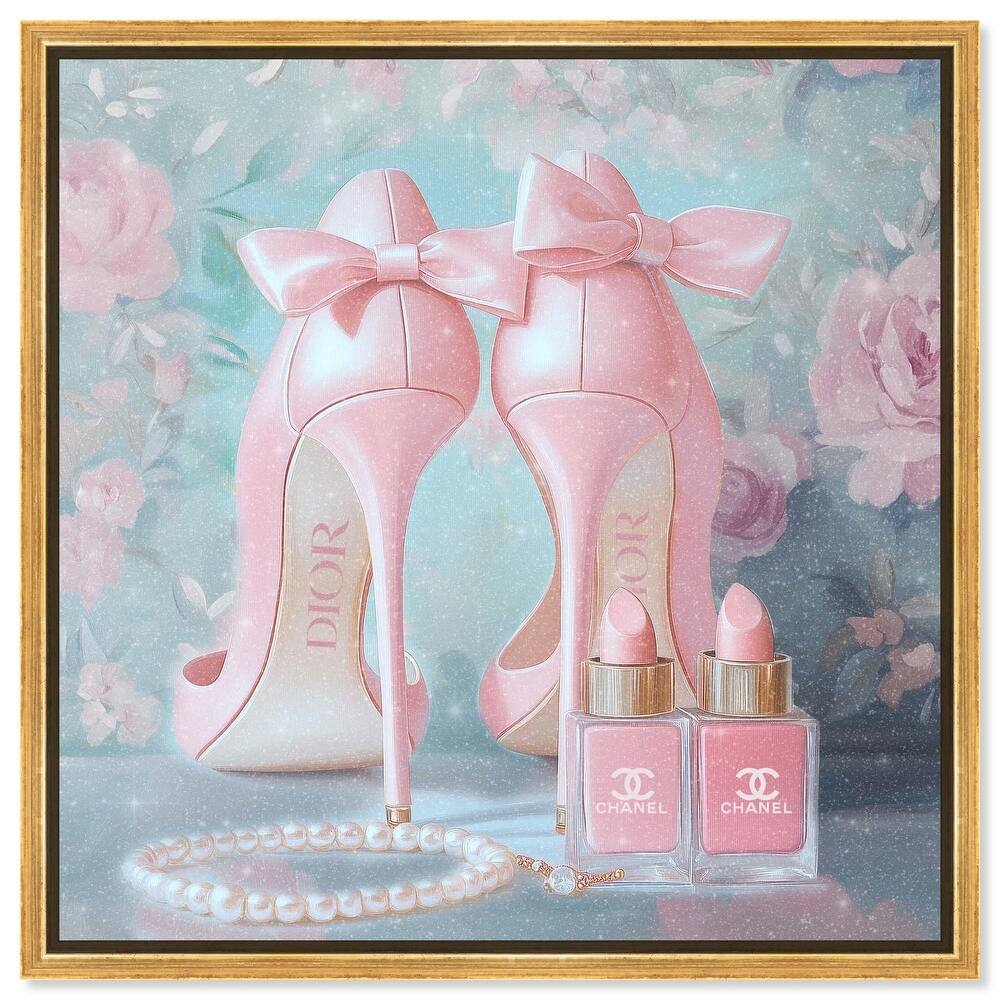 Love Dainty Heels Canvas by Art Remedy