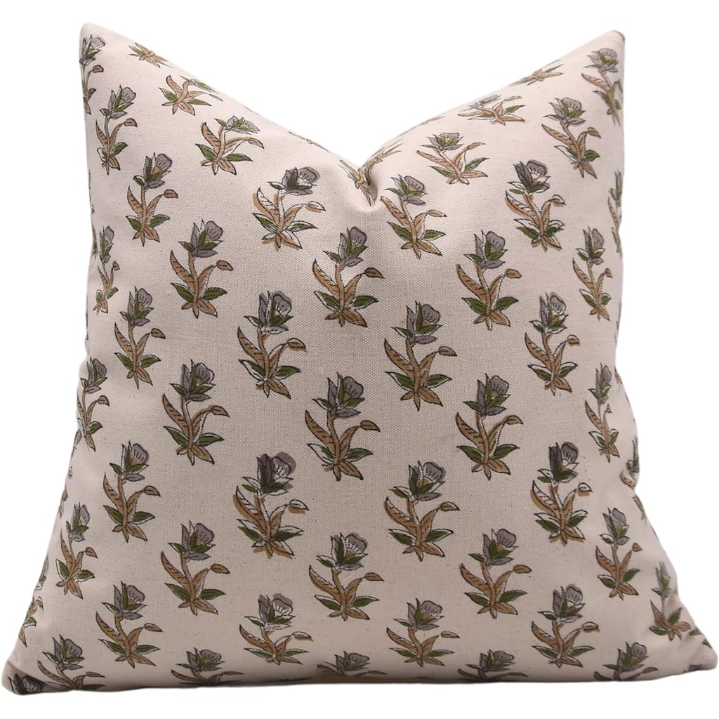 Fabdivine Cotton Square Block print pillow Cover