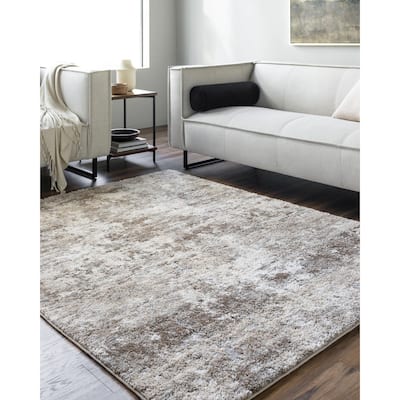 Livabliss Portofino Casual Distressed Abstract Area Rug