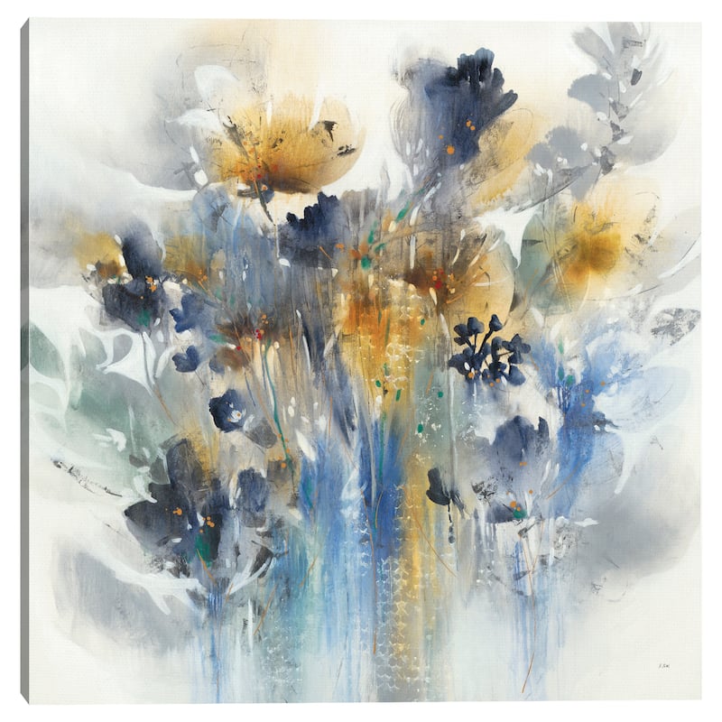 Indigo Botanical by K. Nari Canvas Art Print
