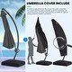 preview thumbnail 11 of 34, 10 ft.Aluminum Curvy Cantilever Offset Hanging Patio Umbrella With Sandbag Base