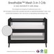 preview thumbnail 21 of 40, BreathableBaby Breathable Mesh 3-in-1 Convertible Crib, Greenguard Gold Certified