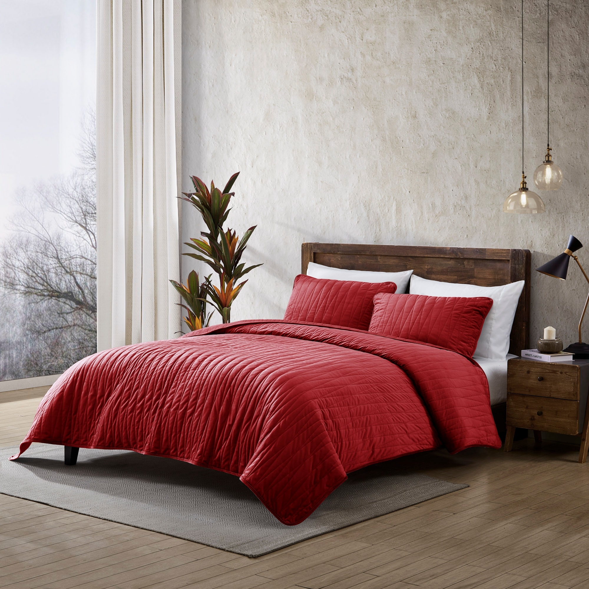 Home Velvet Quilt Set - Bed Bath & - 18735553