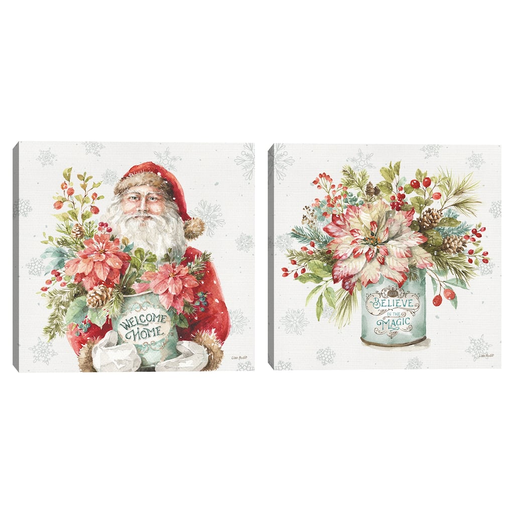 Our Christmas Story II, V by Lisa Audit Canvas Art Print Set