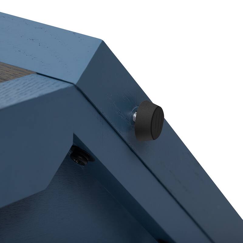 Model Narrow Entryway Table,Irregular Top with Rattan for Living Room