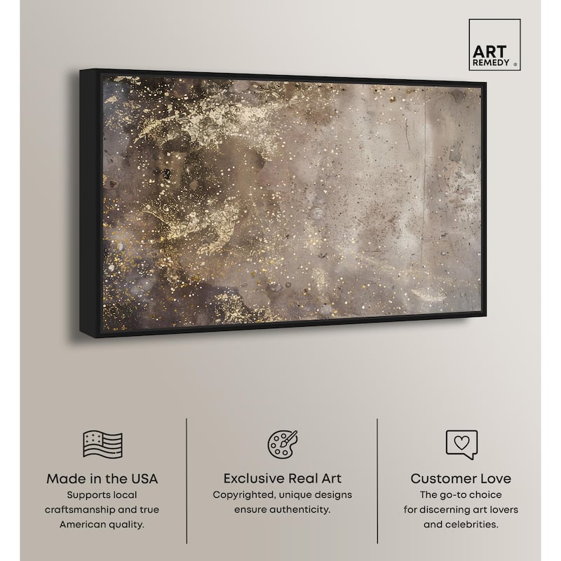 Galactic Traces Canvas by Art Remedy
