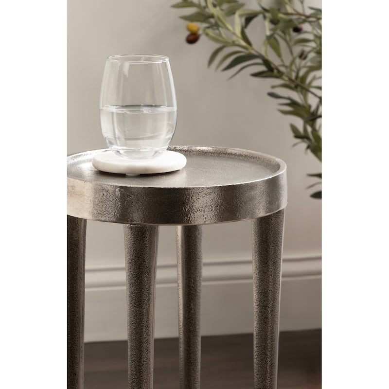 Kate and Laurel Rava Metal Drink Table