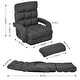 preview thumbnail 16 of 16, Adjustable 6-Position Floor Chair Folding Lazy Gaming Sofa