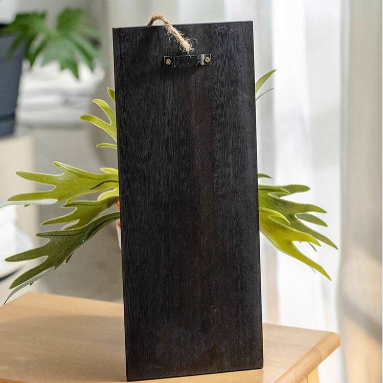 RusticReach Artificial Antler Fern on Solid Wood Base