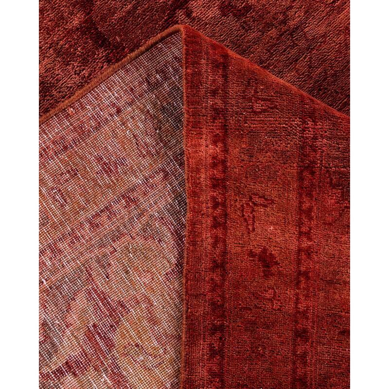 Vibrance, One-of-a-Kind Hand-Knotted Area Rug - Brown, 9' 1" x 11' 8" - 9' 1" x 11' 8"