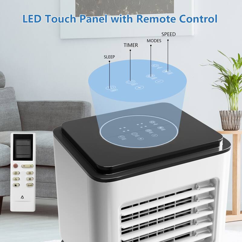 8,000BTU Portable Air Conditioner, 3-in-1 Quiet AC Unit,Up to 350 sq. ft
