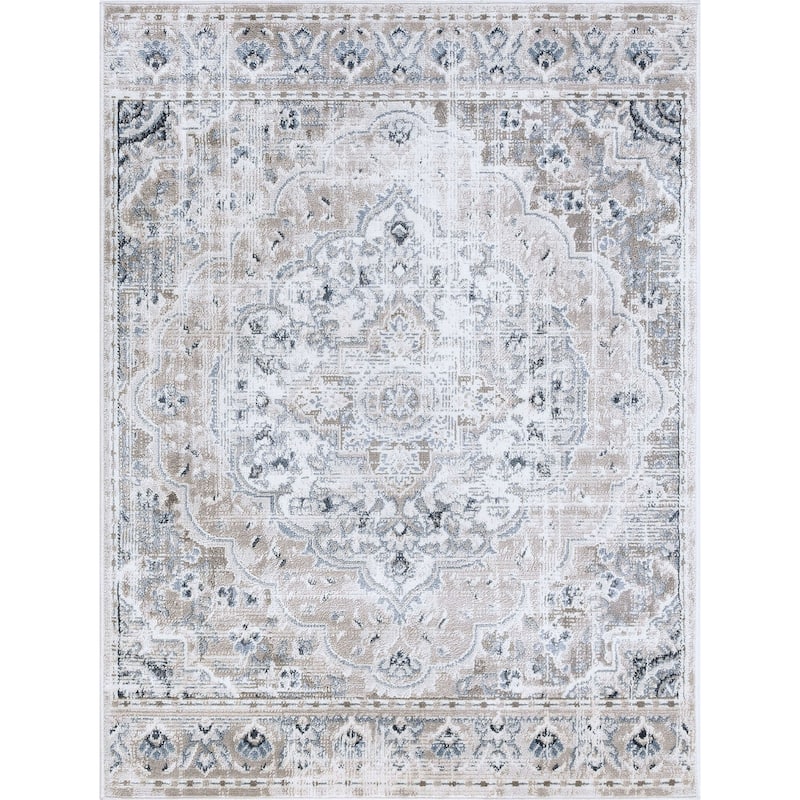 Bohemian Medallion Area Rug or Runner - Rugs for Living Room Bedroom Dining Room Kitchen 2x3 / 2x8 / 4x6 / 5x7 / 8x10 / 9x12