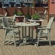 preview thumbnail 19 of 62, Highwood Commercial 3-Piece Adirondack 36" Bistro Counter Height Dining Set