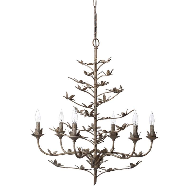 Jamie Young Blooming Iron 6-Light Chandelier