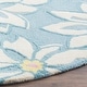 preview thumbnail 11 of 12, SAFAVIEH Handmade Blossom Light Blue Wool Rug