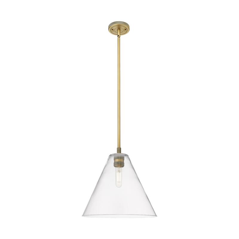 Innovations Lighting Downtown Urban - Crown Point - 1 Light 12" Berkshire Stem Hung Pendant