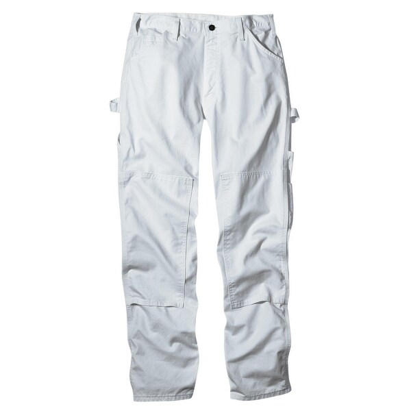 Dickies 2053WH 3434 Mens Double Knee Painter's Pant, 34x34, White
