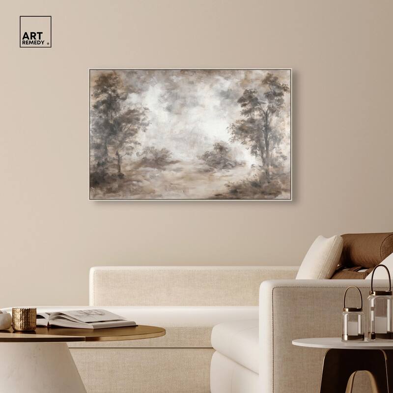 Veiled in Fog Canvas by Art Remedy