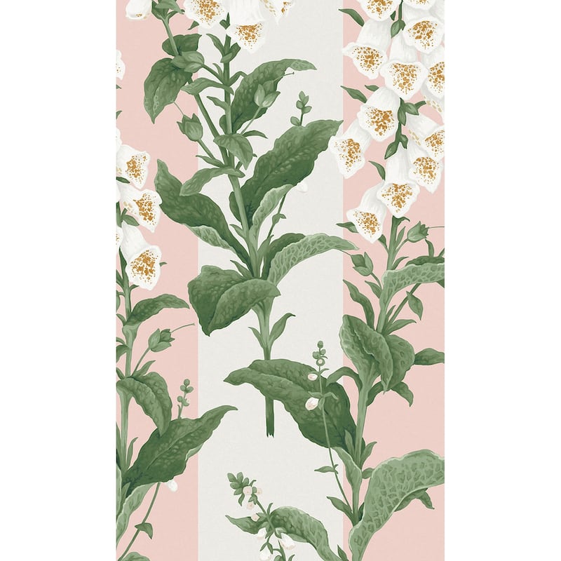 Graham & Brown Foxglove Stripe Powder Wallpaper