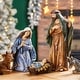 preview thumbnail 20 of 77, Glitzhome 12pcs Resin Christmas Multi/ Blue/ Ivory Nativity Figurines Set