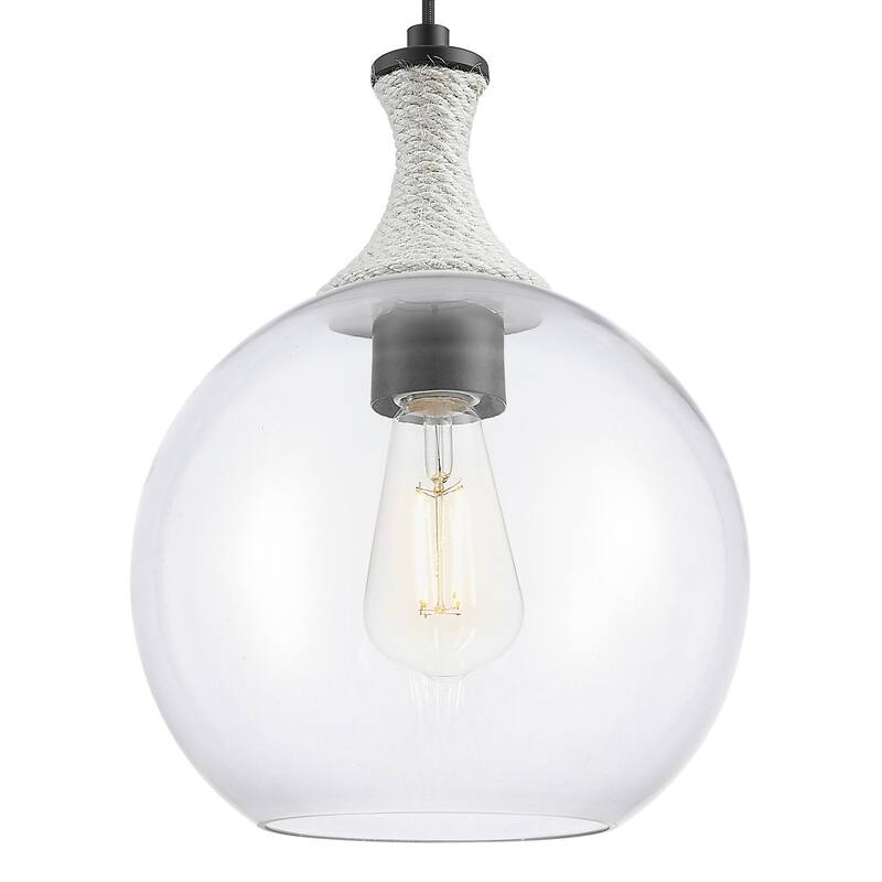 Innovations Lighting 415-1PR-G122-10 Astor 10" Wide Rope Detailed Cord - Matte Black
