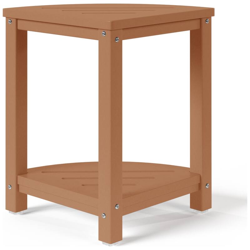 Anapolis Poly Corner Shower Bench